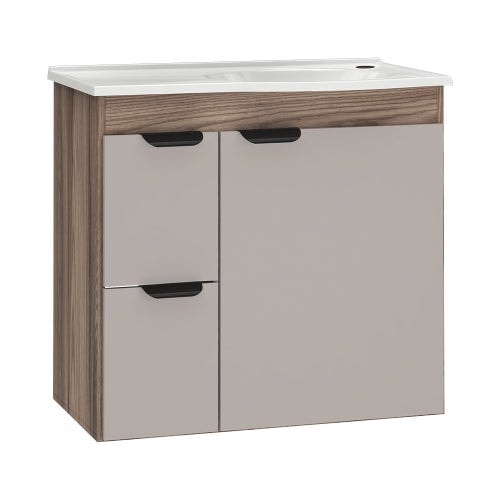 Gabinete para Banheiro em MDF 59,8x55,8cm Cozimax Margarida Nude - 100077