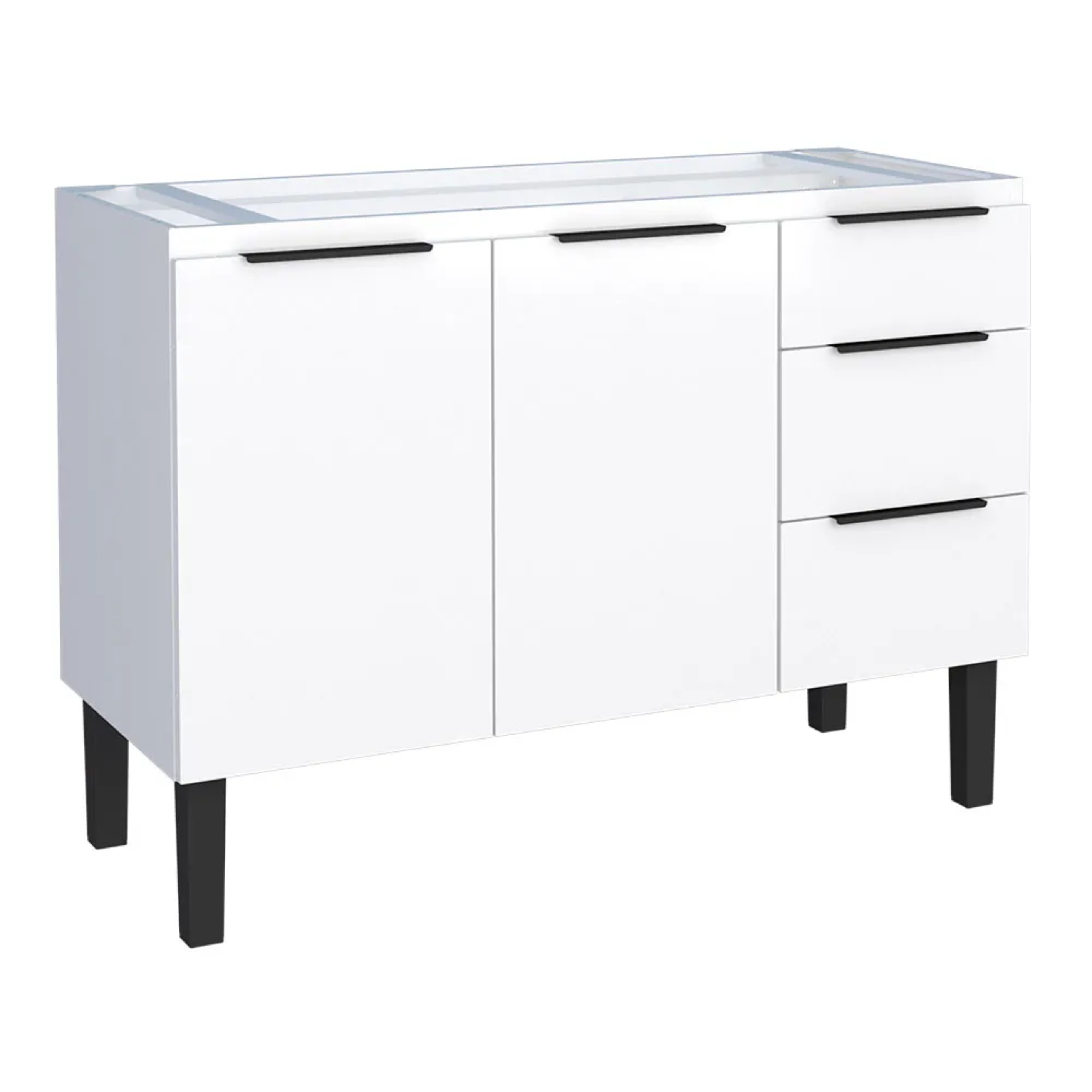 Gabinete para Cozinha em Aço Jupiter Cozimax 120cm Branco - 101616