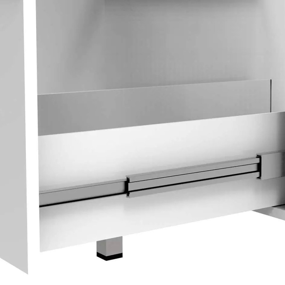 Gabinete para Cozinha Fimap Retro 1,94M Cobre e Branco - 1.201.106