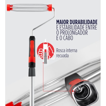Garfo Gaiola Atlas 5 Arames 23cm - AT550/23R