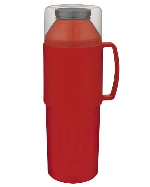 Garrafa Térmica Indie 1 Litro Vermelha Mor