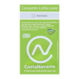 Grelha de Alumínio Costa Navarro Leve 20x100 - 169