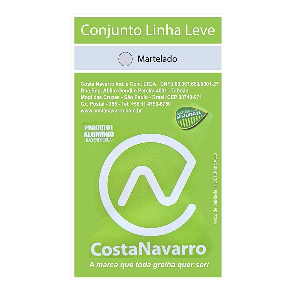 Grelha de Alumínio Costa Navarro Leve 20x100 - 169