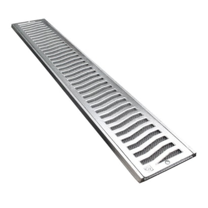 Grelha de Alumínio Costa Navarro Pesado Com Tela 10x100 - 1345