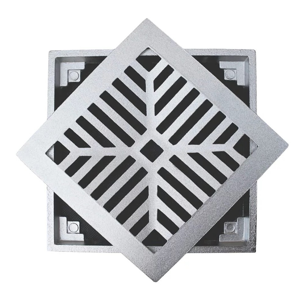 Grelha de Alumínio Costa Navarro Quadrado 15x15cm - 1730