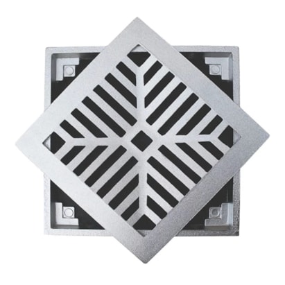 Grelha de Alumínio Costa Navarro Quadrado 15x15cm - 1730