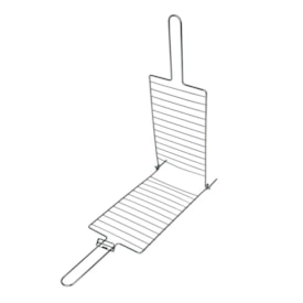 Grelha para Churrasqueira Mor Parrilla 01 Cromada - 003101
