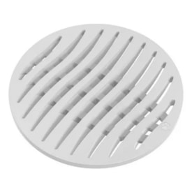 Grelha Tigre Redonda Branca 15cm