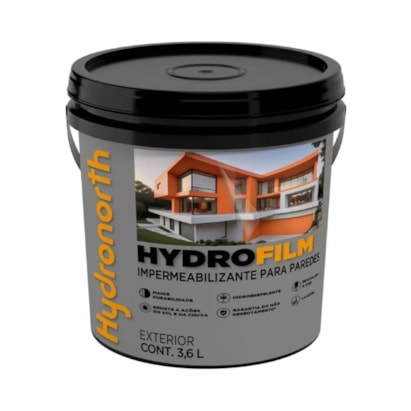 Hydrofilm Impermeabilizante Incolor para Parede Hydronorth 3,6L - 00098057