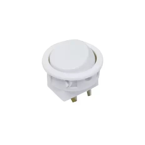 Interruptor de Tecla Margirius 6A 120V ou 3A 250V Branco - 11110