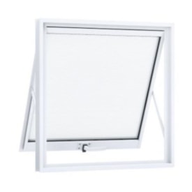 Janela de Alumínio 60x80x5,5cm Lucasa Maximo Ar sem Grade Branco - 9061.0