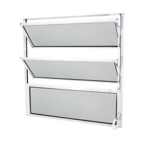 Janela de Alumínio Basculante 40x60x2,3cm CRV Classic - 602547