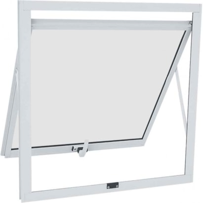 Janela de Alumínio Maxim-ar 60x60x03cm Sasazaki Alumifit Branca - 78.20.101-0