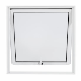 Janela de Alumínio Maxim-ar 60x60x4,8cm CRV Nobre 1 Folha Branca - 600413