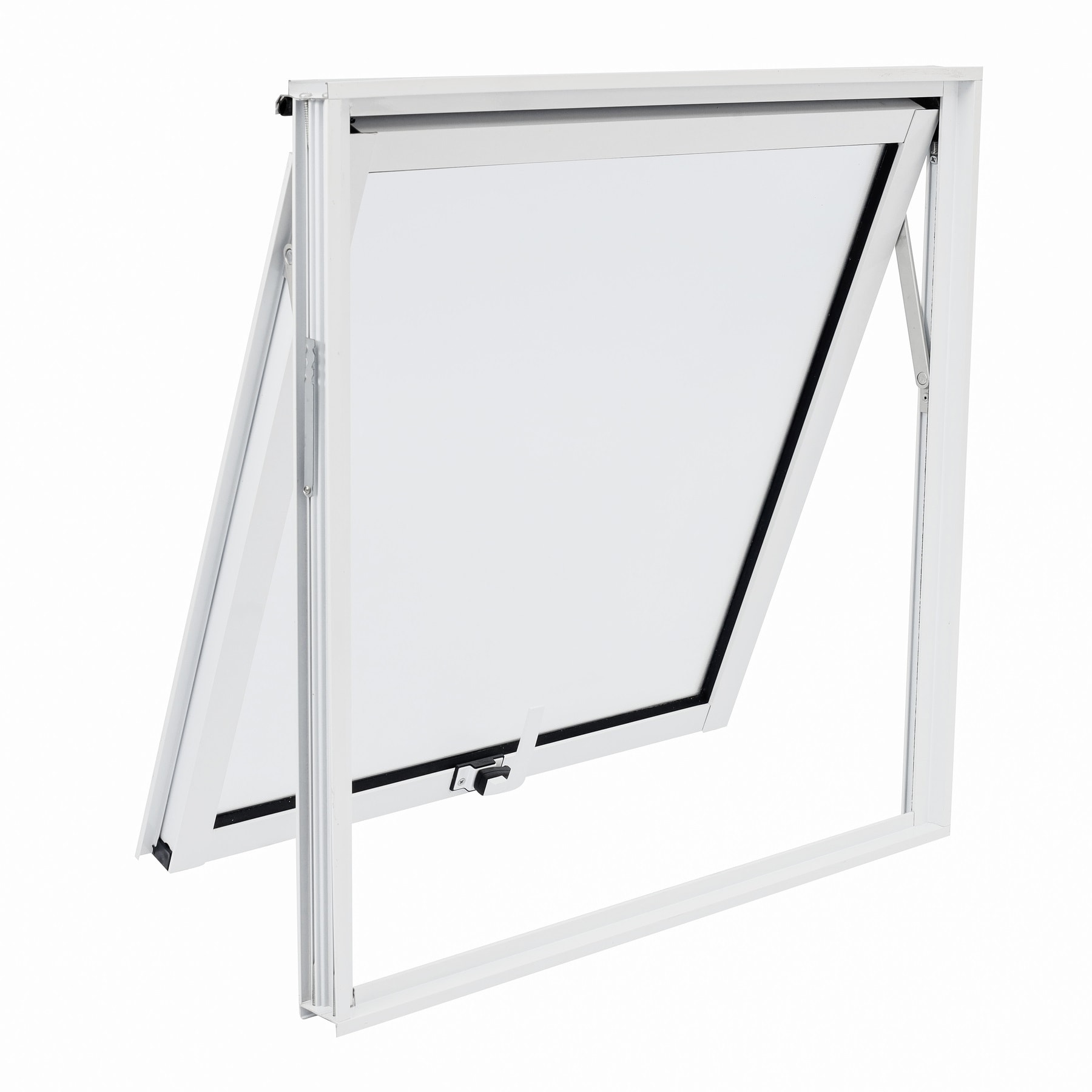 Janela de Alumínio Maxim-ar 60x60x4,8cm CRV Nobre 1 Folha Branca - 600413