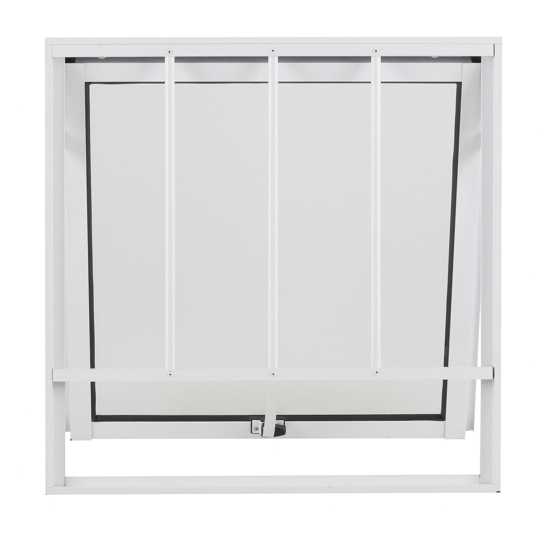 Janela de Alumínio Maxim-ar 60x60x4,8cm CRV Nobre Grade 1 Folha Branca - 600432