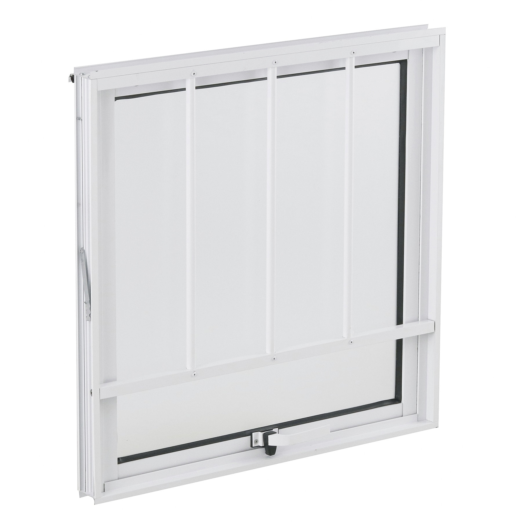 Janela de Alumínio Maxim-ar 60x60x4,8cm CRV Nobre Grade 1 Folha Branca - 600432