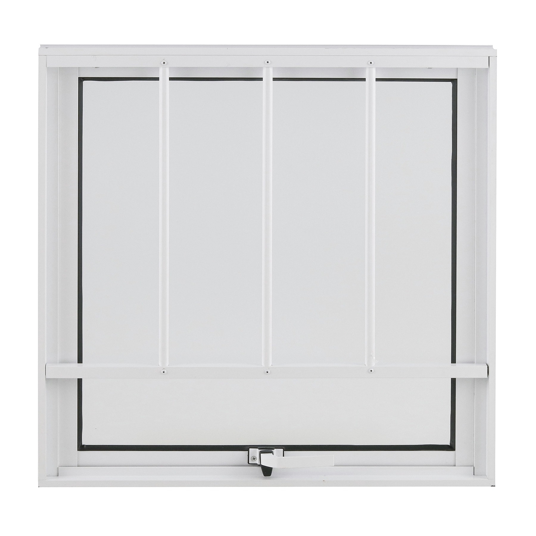 Janela de Alumínio Maxim-ar 60x60x4,8cm CRV Nobre Grade 1 Folha Branca - 600432