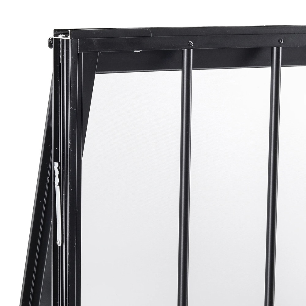 Janela de Alumínio Maxim-ar 80x60x4,2cm CRV Black Smart Grade Vidro Mini Boreal Preta - 996033