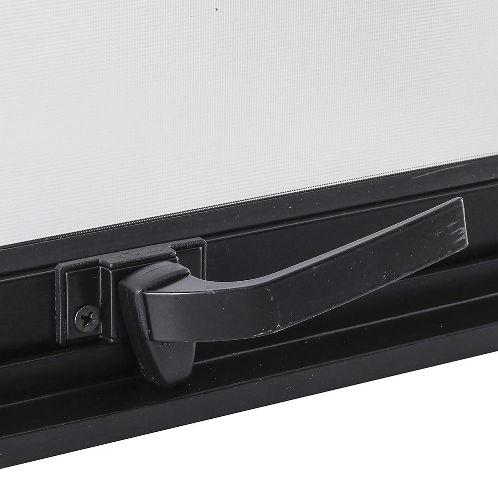 Janela de Alumínio Maxim-ar 80x60x4,2cm CRV Black Smart Grade Vidro Mini Boreal Preta - 996033