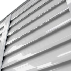 Janela de Correr Alumínio 100X150X12 cm CRV Standard 6 Folhas 2 Fx com Grade Branca - 997809