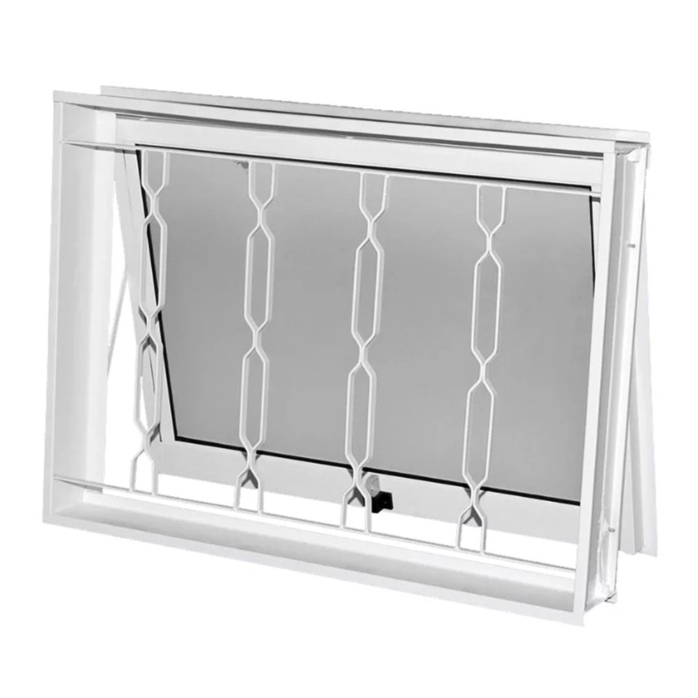 Janela Maxim-ar de Aço 60x60x12cm CRV Ideal Grade Branca - 992576