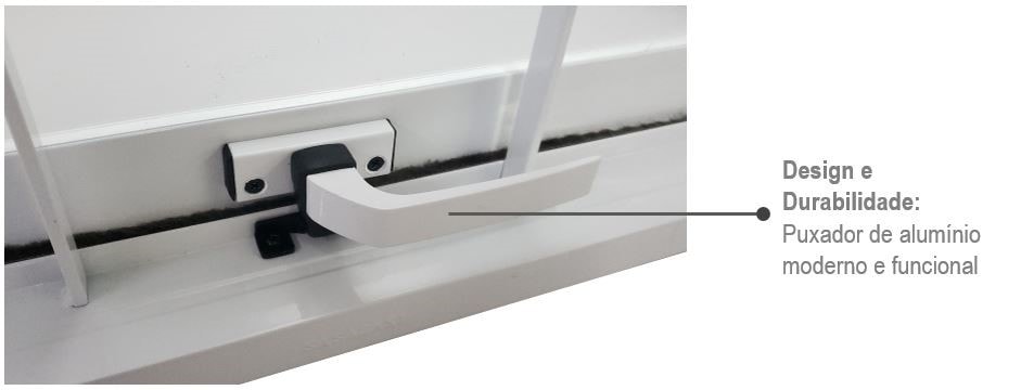 Janela Maxim-ar de Aço 60x80x08cm Sasazaki Prátika Grade Quadriculada Branca - 24.16.344-0