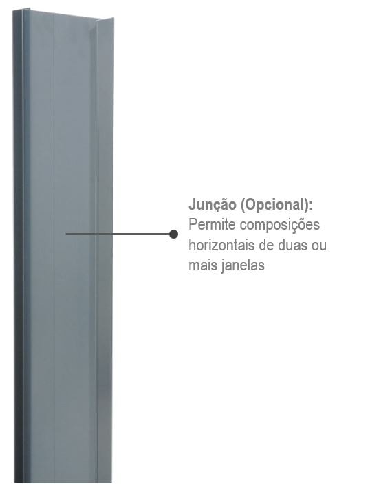 Janela Maxim-ar de Aço 60x80x08cm Sasazaki Silenfort Grade Quadriculada - 64.34.102-2