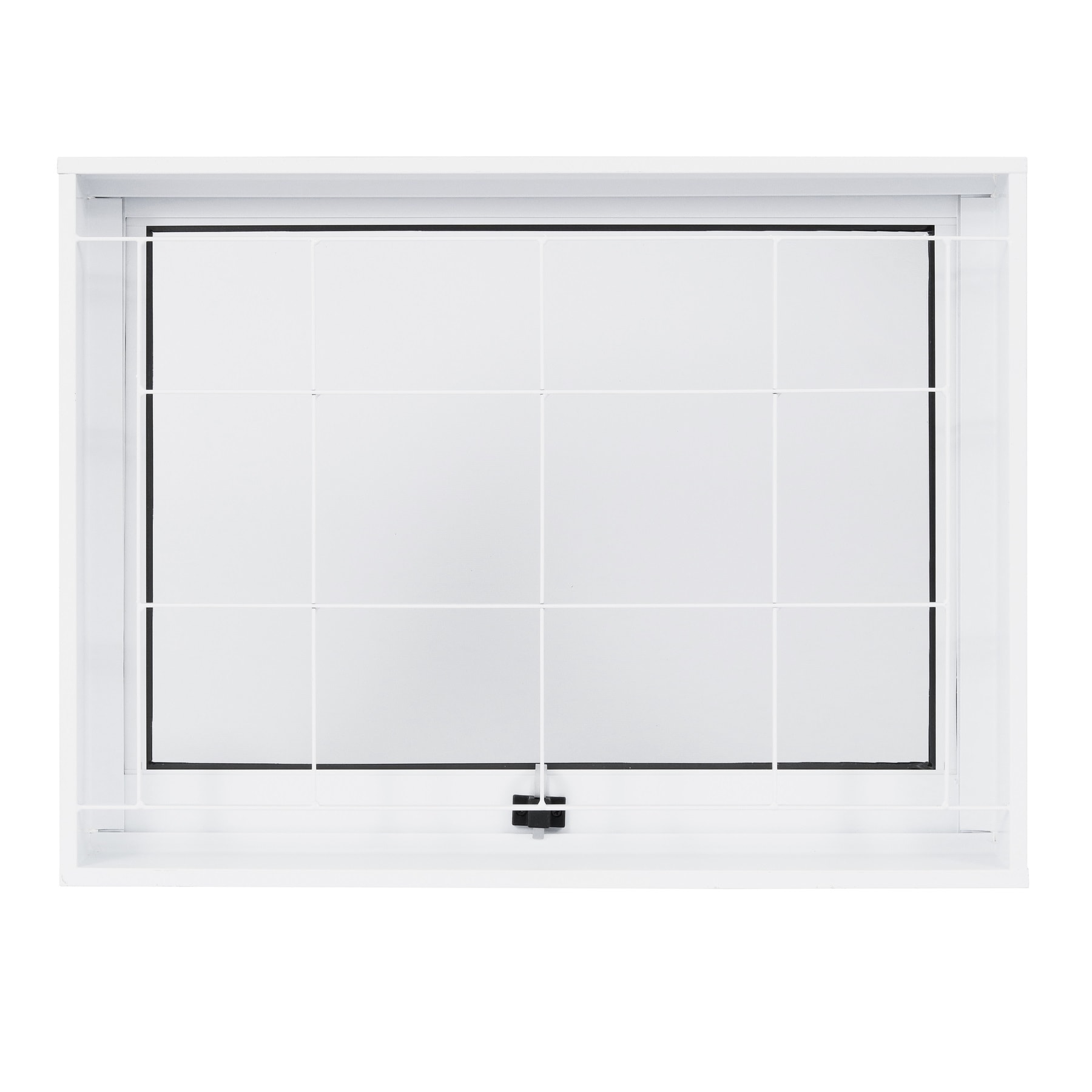 Janela Maxim-ar de Aço 60x80x12cm CRV Ideal Grade Quadrada Branca - 992400