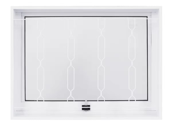 Janela Maxim-ar de Aço 80x60x12cm CRV Ideal Grade Elo Branca - 992442