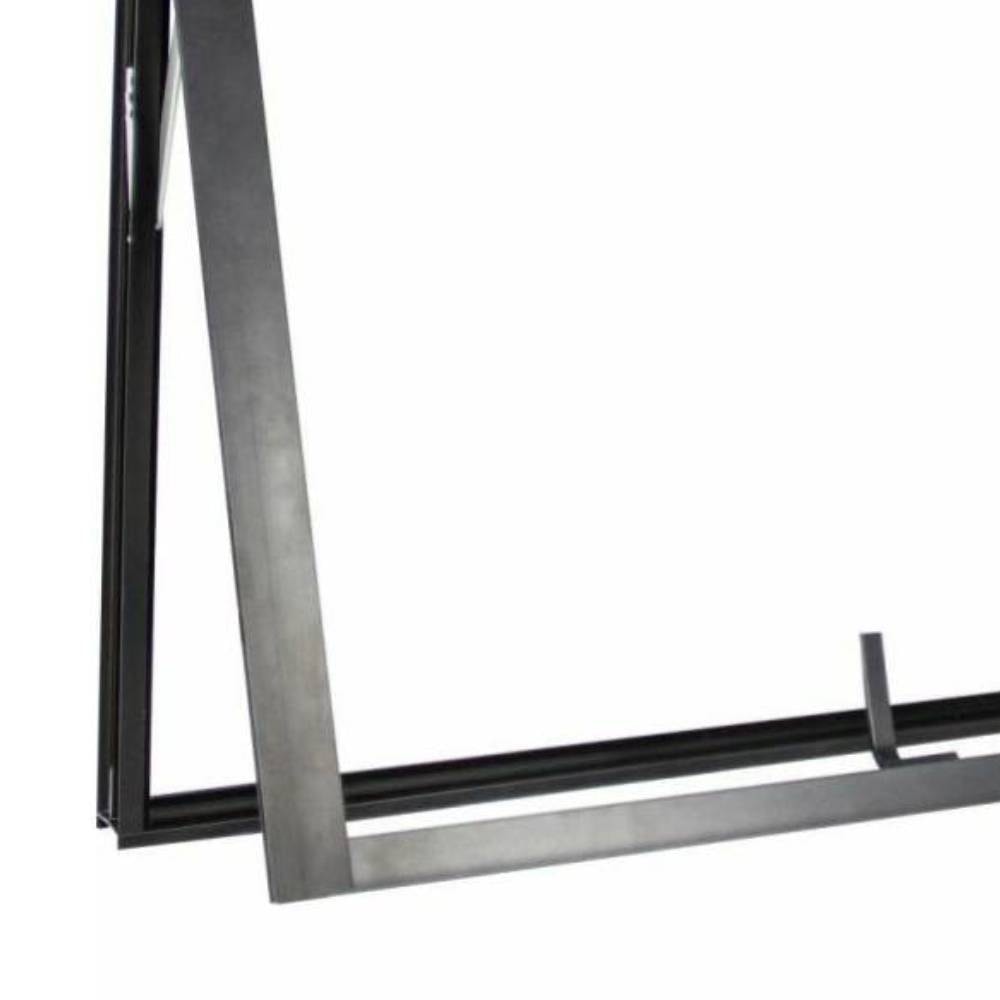 Janela Maxim Ar em Alumínio 60x60x4,15cm CRV 1 Folha Vidro Liso sem Grade Nobre Black - 996061