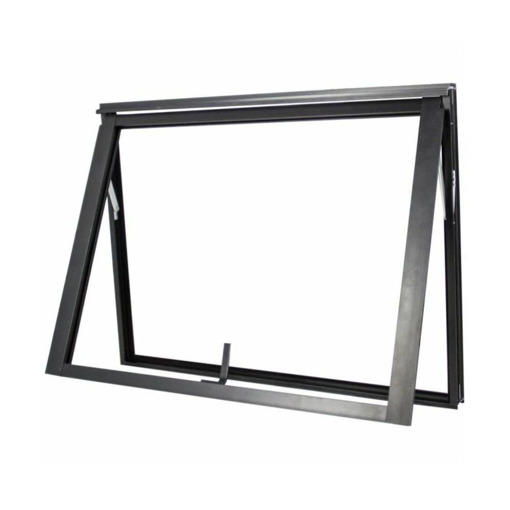 Janela Maxim Ar em Alumínio 60x60x4,15cm CRV 1 Folha Vidro Liso sem Grade Nobre Black - 996061