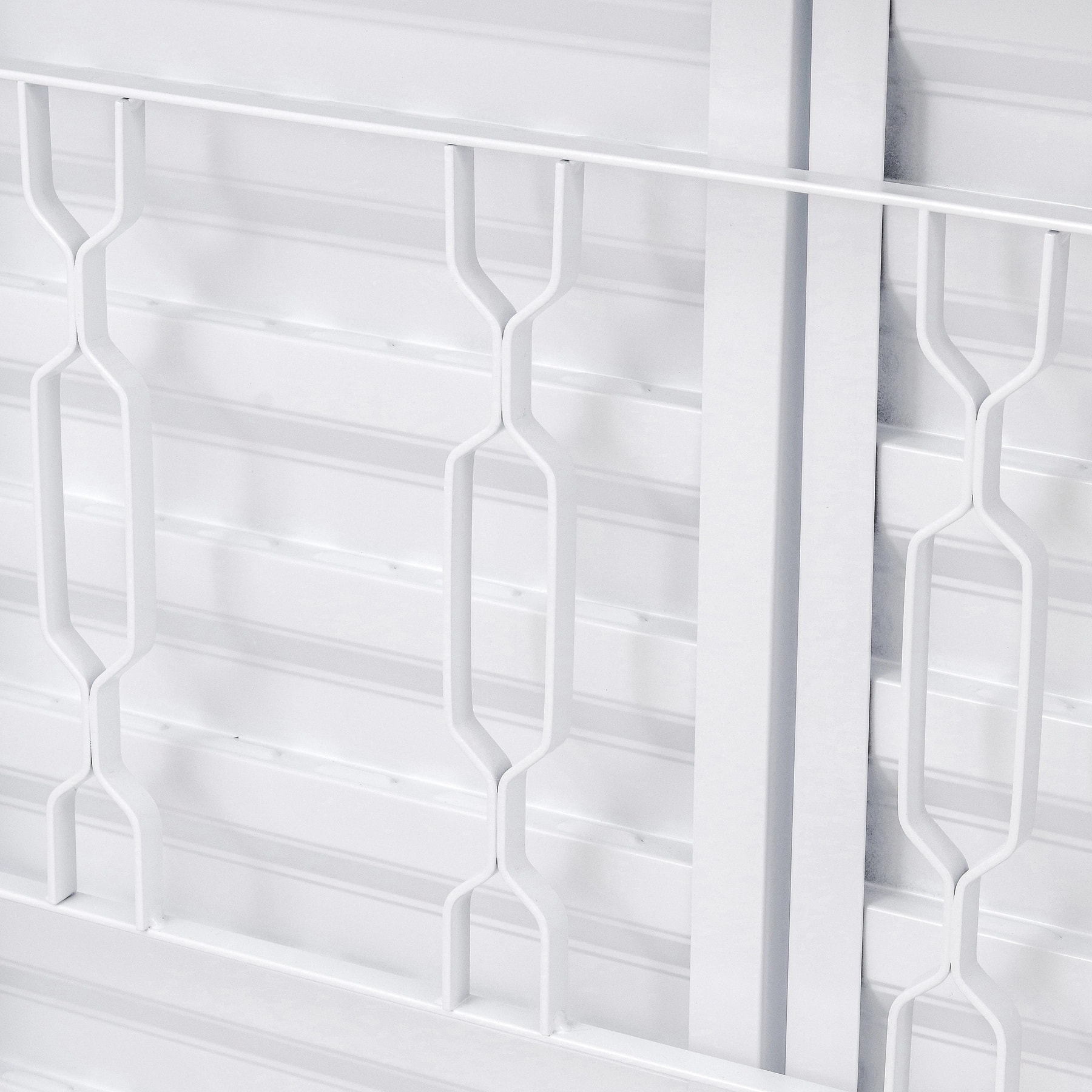 Janela Veneziana de Aço 100x150x12cm CRV Ideal Grade Elo 6 Folhas Branca - 992440