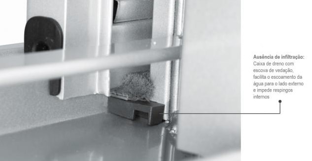 Janela Veneziana de Aço 100x150x12cm Sasazaki Prátika Grade Elo 6 Folhas Branca - 21.22.202-0