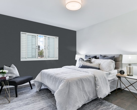 Janela Veneziana de Aço 100x150x12cm Sasazaki Prátika Grade Elo 6 Folhas Branca - 21.22.202-0