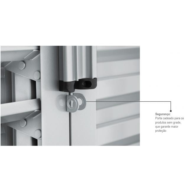 Janela Veneziana de Aço 120x200x16cm Sasazaki Prátika Multiflex 6 Folhas Branca - 21.12.004-9