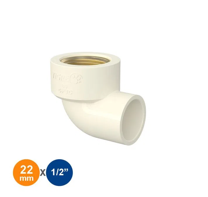 Joelho de Transição Aquatherm 22X1/2