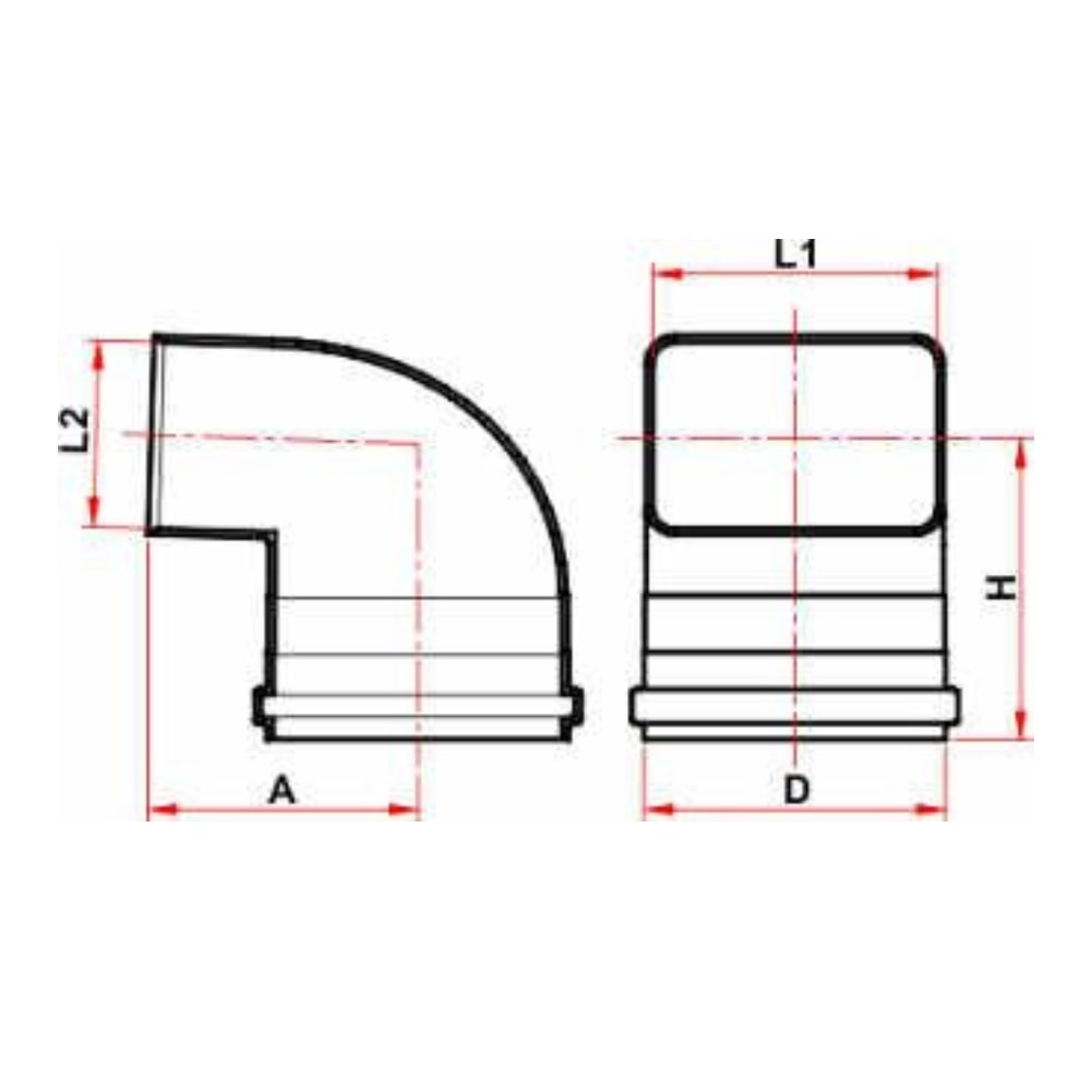 Joelho Esgoto Transição 90X100MM Tigre Aquapluv - 32196071