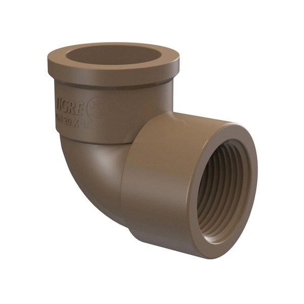 Joelho PVC 90º Soldável com Rosca Tigre 25mm 3/4