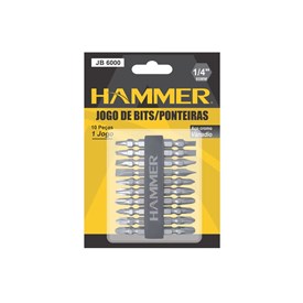 Jogo de Bits Hammer 10 peças - 350362