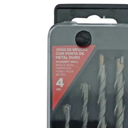 Jogo de Brocas Cortag com Ponta de Metal Duro 5, 6, 8 e 10mm - 62307