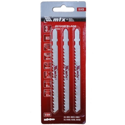 Jogo Laminas Mtx Para Serra Tico Tico 75x2,5mm 3pcs - 781419