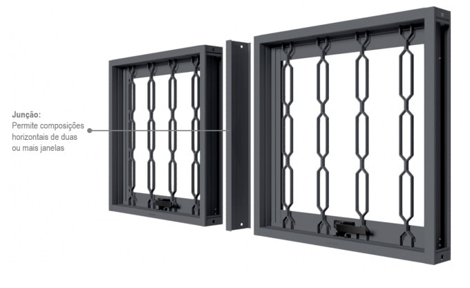 Junção para Vitrô Maxim-ar Sasazaki 140X08cm - 33.06.460-8