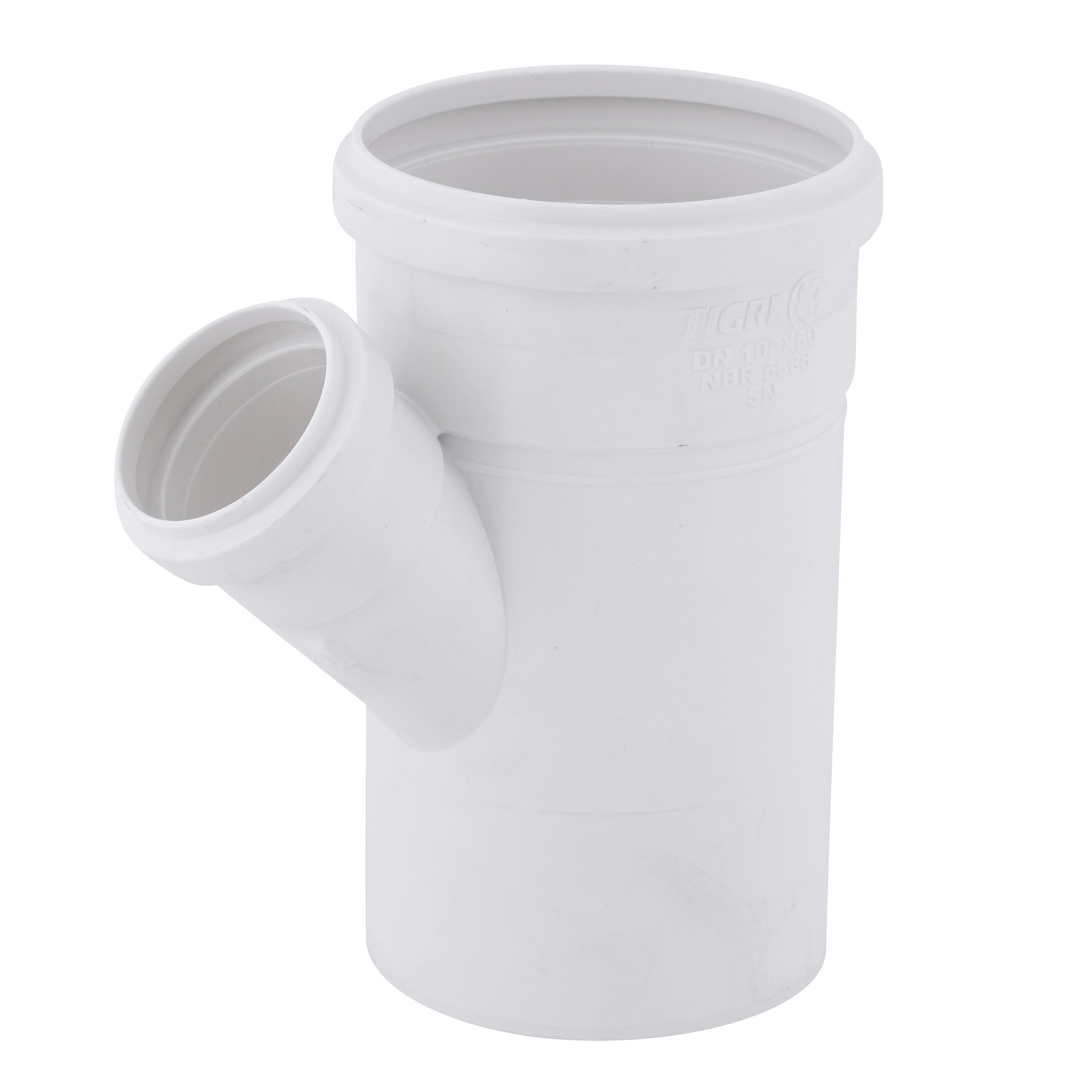 Junção PVC de Redução Simples para Esgoto Tigre 100x75mm 4