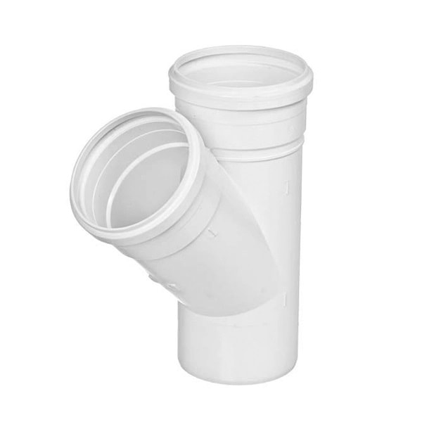 Junção PVC de Redução Simples para Esgoto Tigre 75x75mm 3