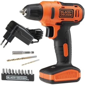 Kit Acessório Furadeira Parafusadeira Black+Decker 13pc 12v - Ld12s-br