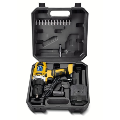 Kit Acessório Furadeira Parafusadeira Tramontina 16 peças 12v - 42383216