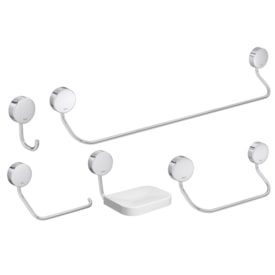 Kit Acessórios para Banheiro Deca Net 5 Peças Cromado - 2000.C01