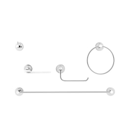 Kit Acessórios para Banheiro Docol Hope 5 Peças Cromado - 00765306