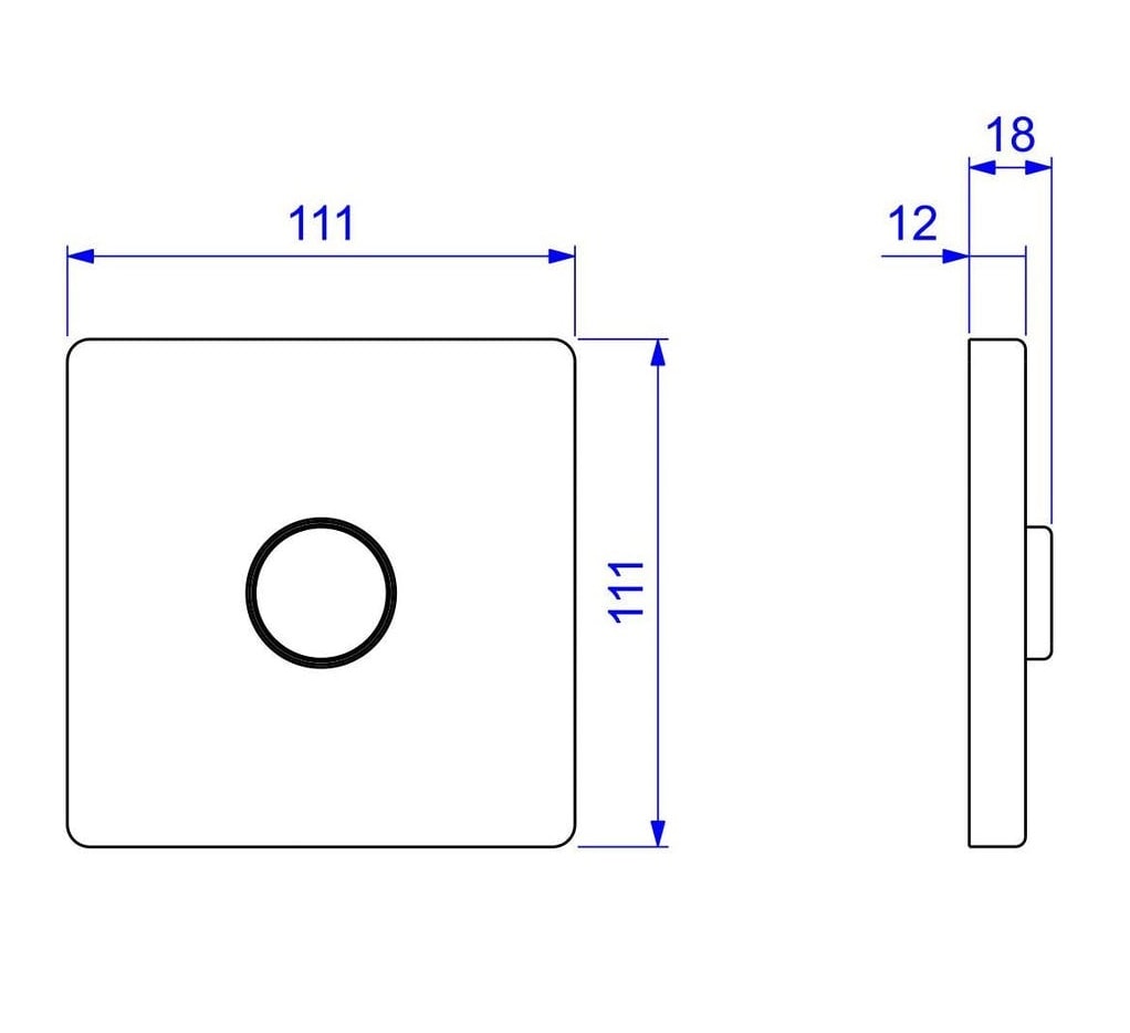 Kit conversor Hydra Max para Hydra plus Black Matte - 4916.BL.PLS.MT